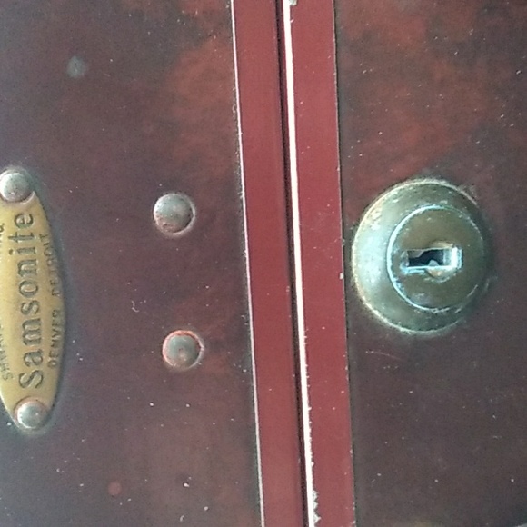 💼 Vintage Samsonite Suitcase, Leather Carry On Suitcase, Mid Century - Picture 9 of 16